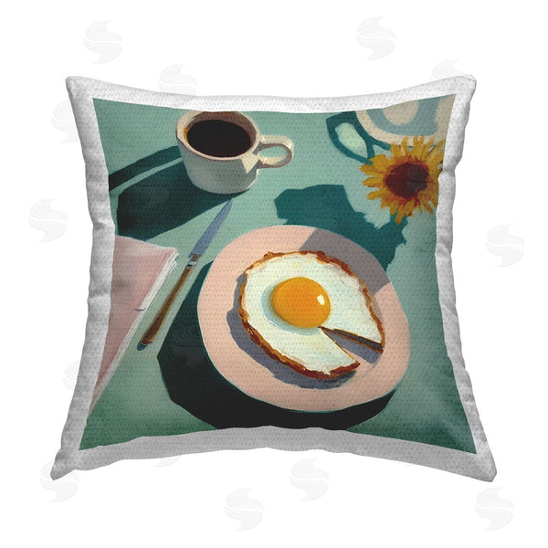 Stupell Industries Walker Noble | Breakfast Table Layout Printed Throw Pillow
