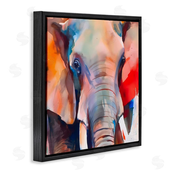 Stupell Industries Walker Noble | Close Up Elephant Face