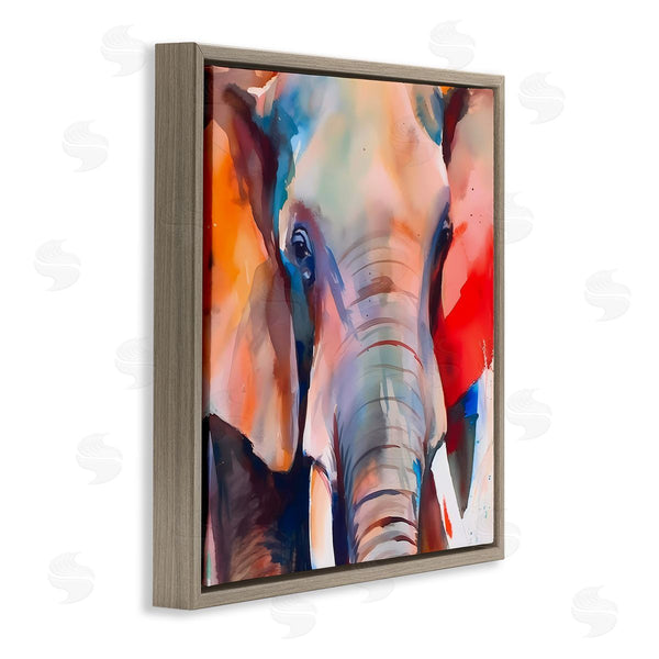 Stupell Industries Walker Noble | Close Up Elephant Face