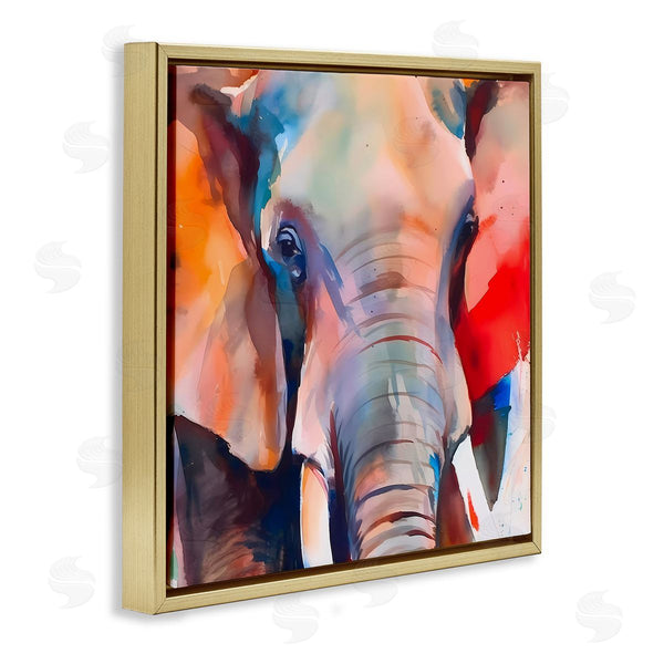 Stupell Industries Walker Noble | Close Up Elephant Face