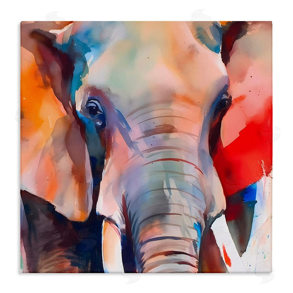 stupell industries Walker Noble | Close Up Elephant Face