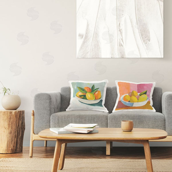 Stupell Industries Walker Noble | Fresh Fruits In Bowl Printed Throw Pillow Set