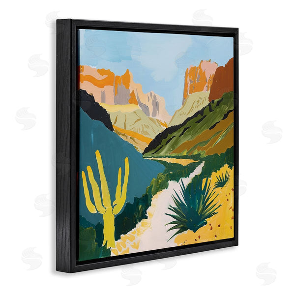 Stupell Industries Walker Noble | Modern Arid Canyon Scenery