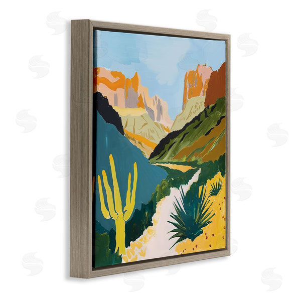 Stupell Industries Walker Noble | Modern Arid Canyon Scenery