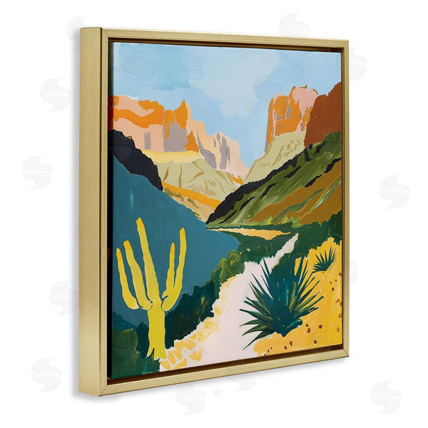 Stupell Industries Walker Noble | Modern Arid Canyon Scenery