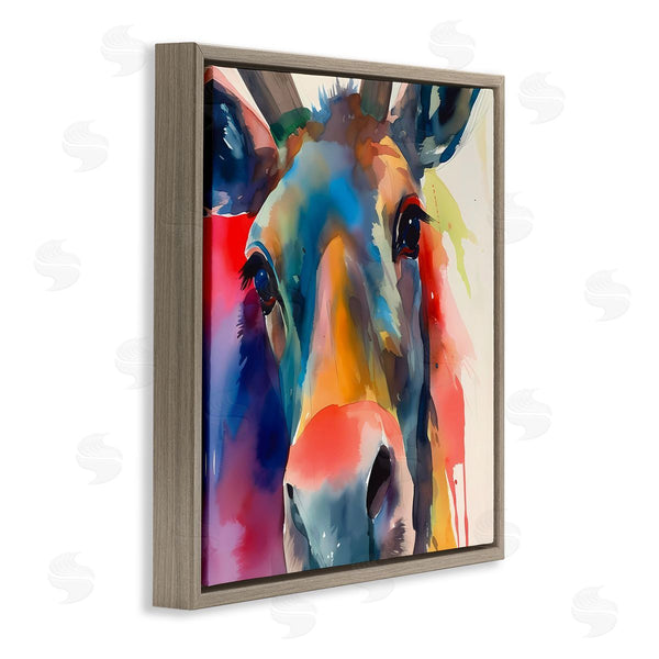 Stupell Industries Walker Noble | Modern Close Up Horse