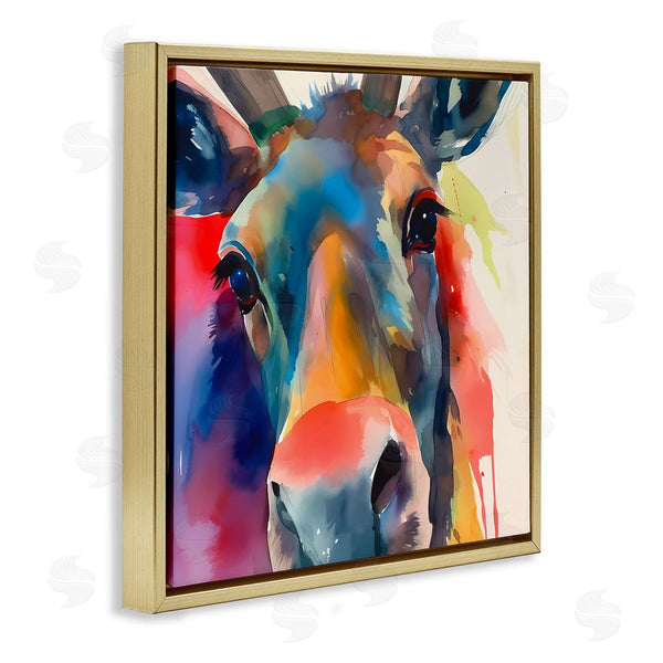 Stupell Industries Walker Noble | Modern Close Up Horse