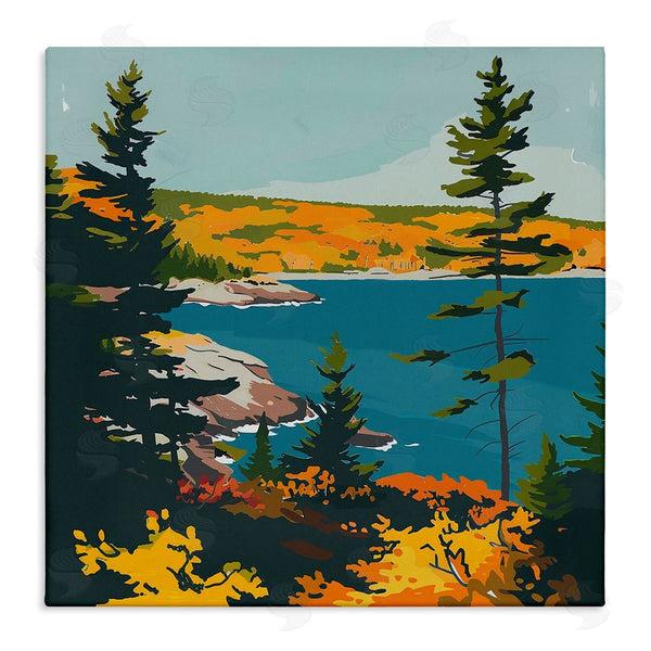 stupell industries Walker Noble | Modern Expressive Lakeside
