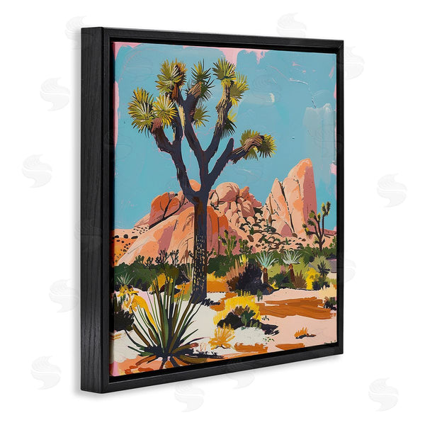 Stupell Industries Walker Noble | Modern Joshua Tree In Desert