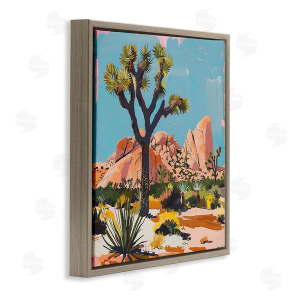 Stupell Industries Walker Noble | Modern Joshua Tree In Desert