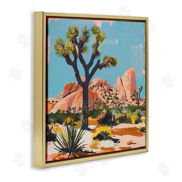 Stupell Industries Walker Noble | Modern Joshua Tree In Desert