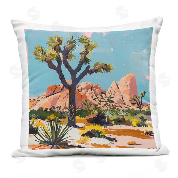 Stupell Industries Walker Noble | Modern Joshua Tree In Desert Printed Throw Pillow