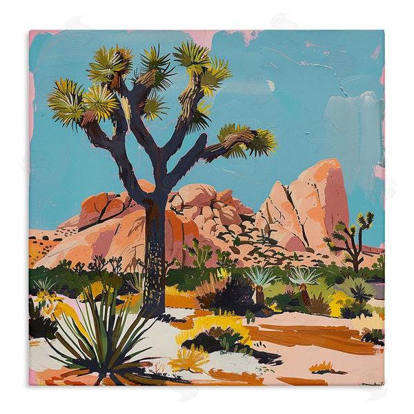 stupell industries Walker Noble | Modern Joshua Tree in Desert