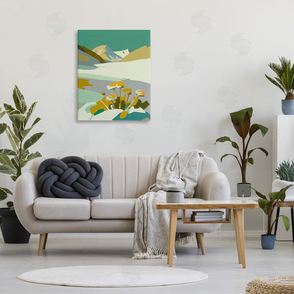 Stupell Industries Walker Noble | Modern Mountain Abstraction Wall Art
