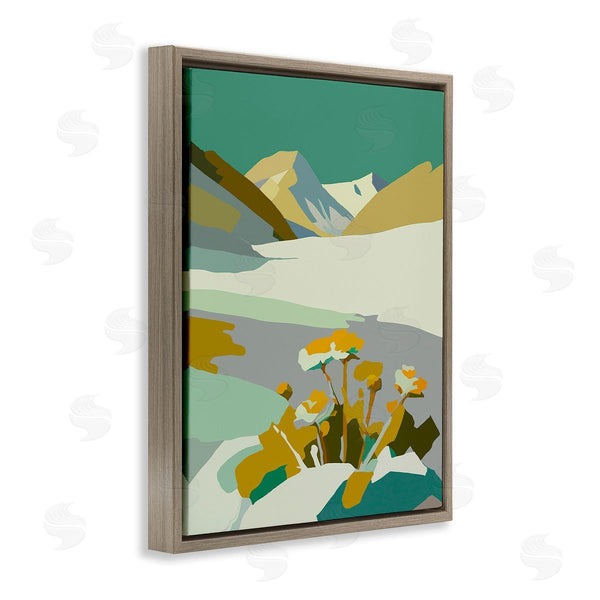 Stupell Industries Walker Noble | Modern Mountain Abstraction Wall Art