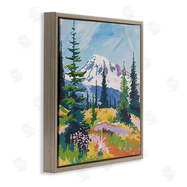 Stupell Industries Walker Noble | Peaceful Mountain Valley Scenery Wall Art