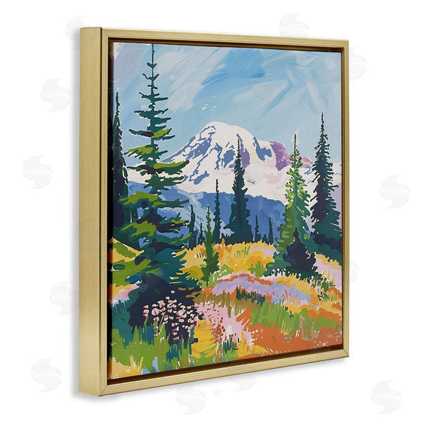 Stupell Industries Walker Noble | Peaceful Mountain Valley Scenery Wall Art