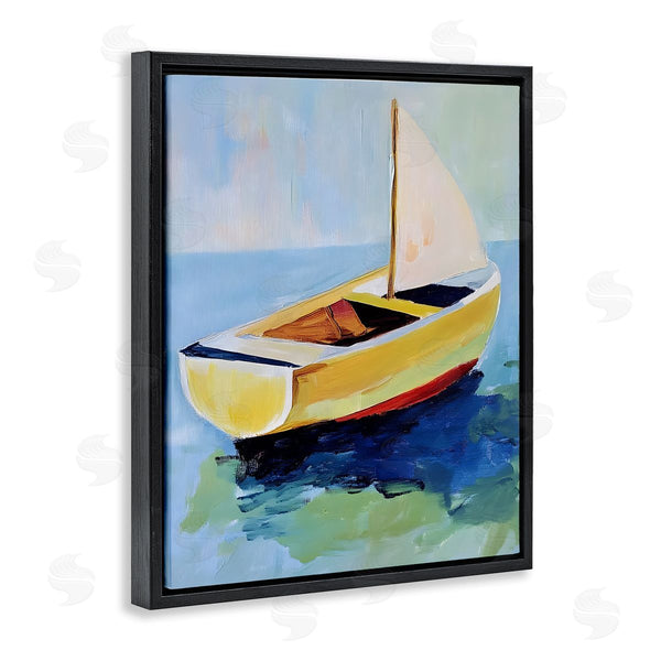 Stupell Industries Walker Noble | Pier Sail Boat View
