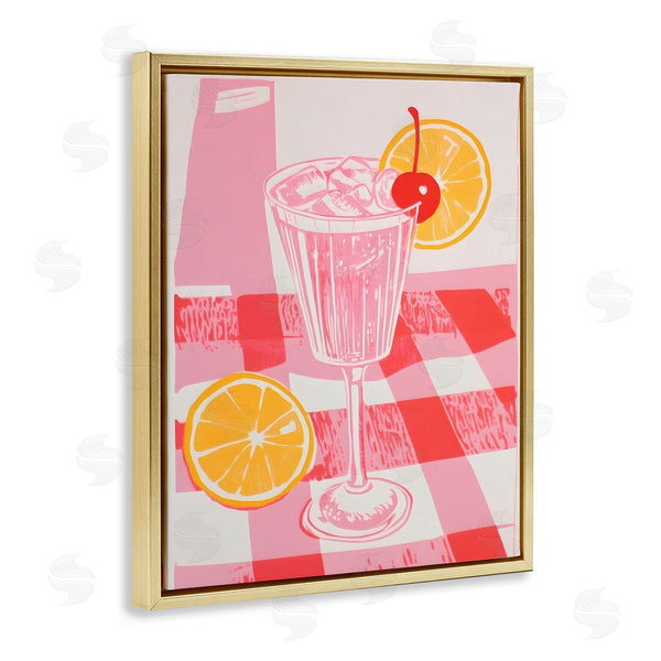 Stupell Industries Walker Noble | Pink Lemonade On Tablecloth