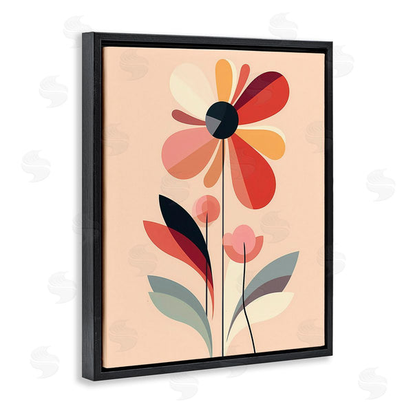 Stupell Industries Walker Noble | Retro Abstract Bloom Wall Art
