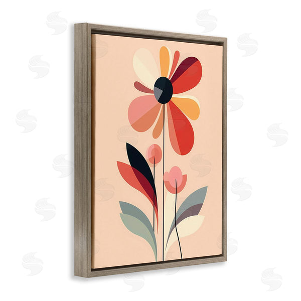 Stupell Industries Walker Noble | Retro Abstract Bloom Wall Art