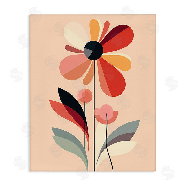 stupell industries Walker Noble | Retro Abstract Bloom Wall Art