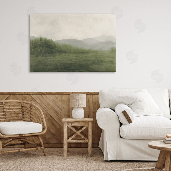 Stupell Industries Walt Johnson | Fog Green Countryside Wall Art