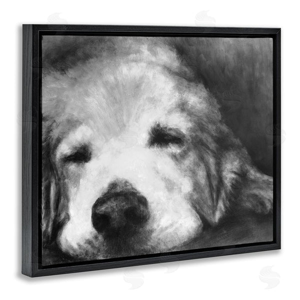 Stupell Industries Walt Johnson | Monochrome Dog Day Afternoon Wall Art