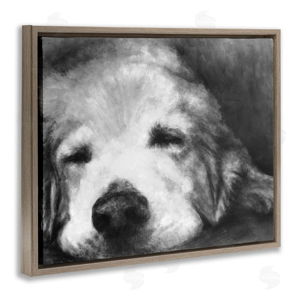 Stupell Industries Walt Johnson | Monochrome Dog Day Afternoon Wall Art