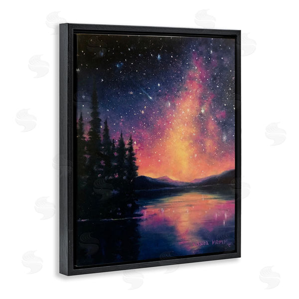 Stupell Industries Wanda Mumm | Starry Night Over Lake Wall Art