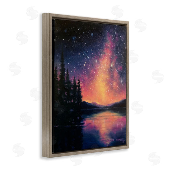Stupell Industries Wanda Mumm | Starry Night Over Lake Wall Art