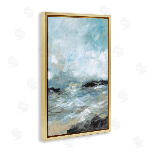 Stupell Industries Wani Pasion | Across The Sand Nautical Abstract