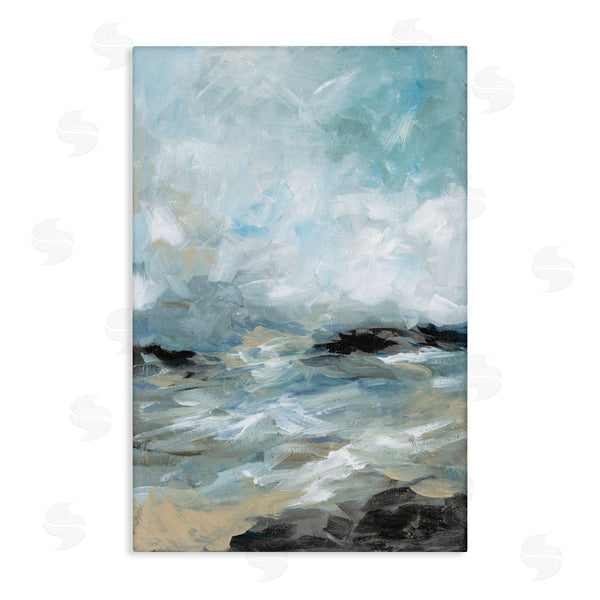 stupell industries Wani Pasion | Across The Sand Nautical Abstract