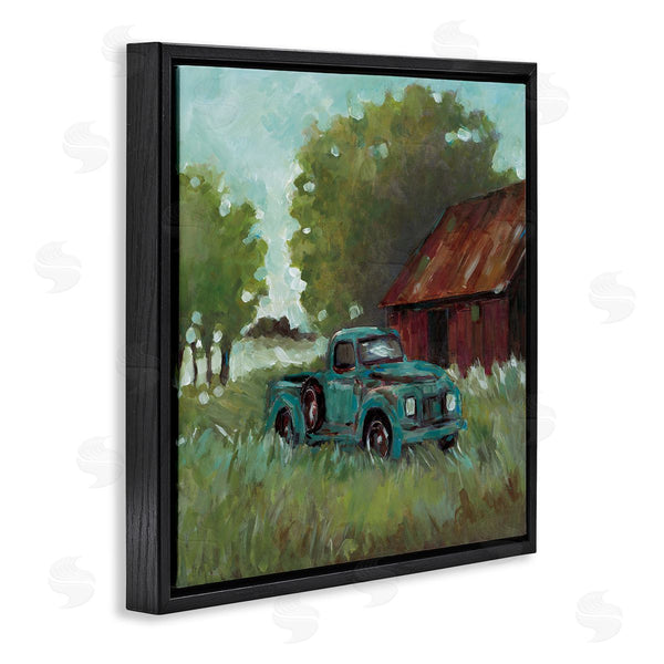 Stupell Industries Wani Pasion | Expressionist Blue Truck