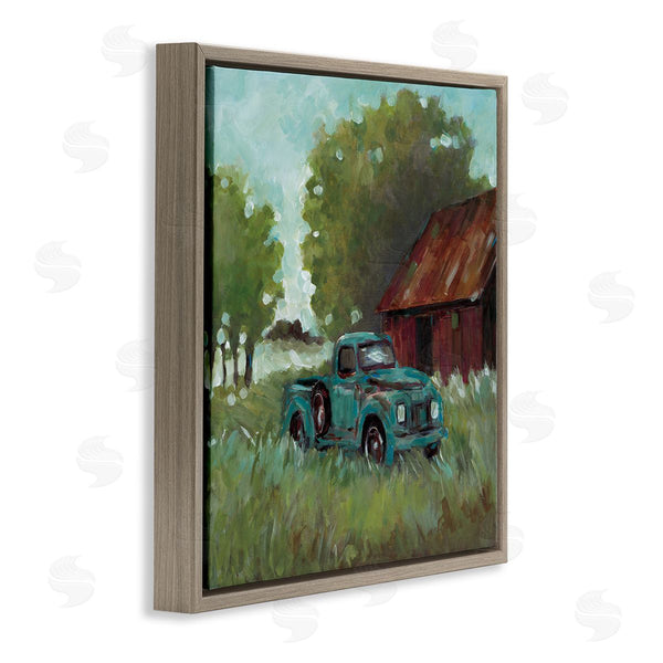 Stupell Industries Wani Pasion | Expressionist Blue Truck