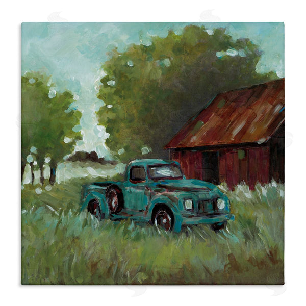 stupell industries Wani Pasion | Expressionist Blue Truck