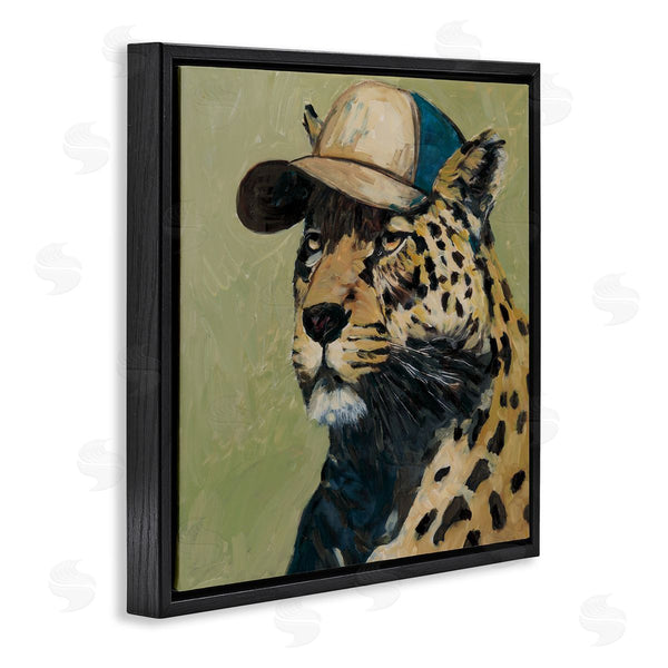 Stupell Industries Wani Pasion | Leopard In Baseball Cap