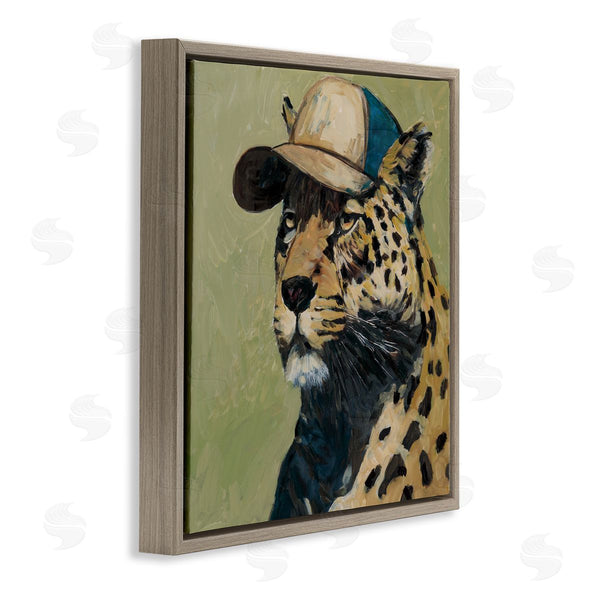 Stupell Industries Wani Pasion | Leopard In Baseball Cap