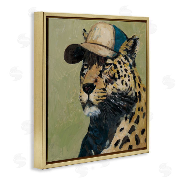 Stupell Industries Wani Pasion | Leopard In Baseball Cap