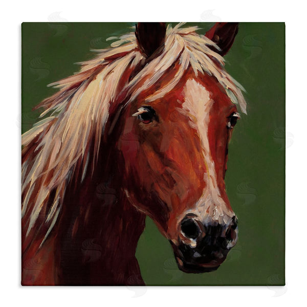stupell industries Wani Pasion | Modern Horse on Green