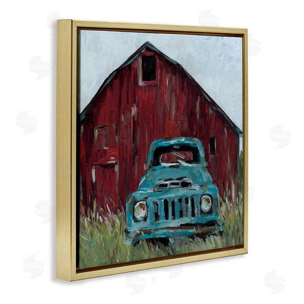 Stupell Industries Wani Pasion | Turquoise Pickup Truck