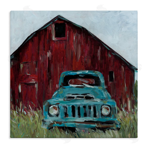 stupell industries Wani Pasion | Turquoise Pickup Truck