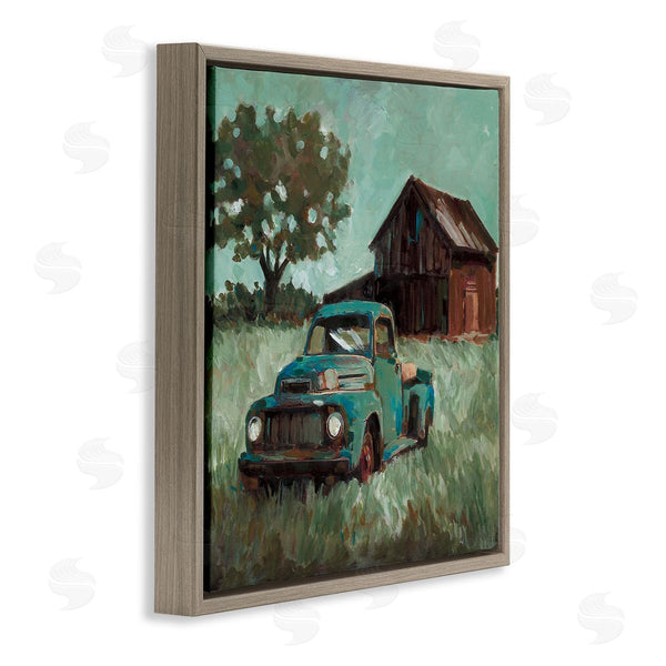 Stupell Industries Wani Pasion | Vintage Pickup In Green Hues