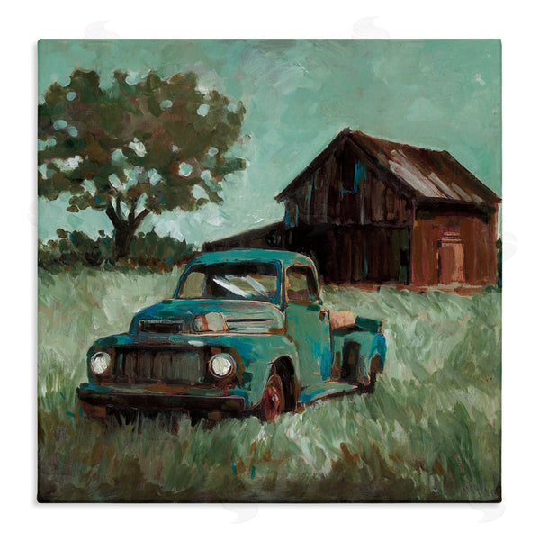 stupell industries Wani Pasion | Vintage Pickup in Green Hues