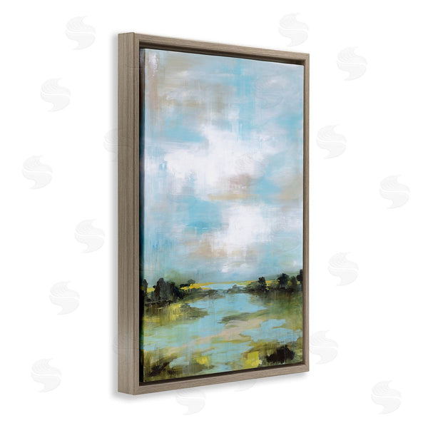 Stupell Industries Wani Pasion | Wasting Time Abstract Landscape