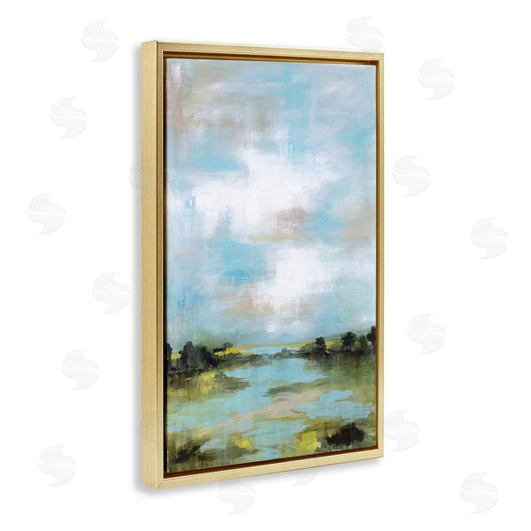 Stupell Industries Wani Pasion | Wasting Time Abstract Landscape