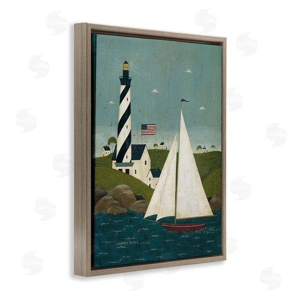 Stupell Industries Warren Kimble | Coastal Breeze Sailboat Scene
