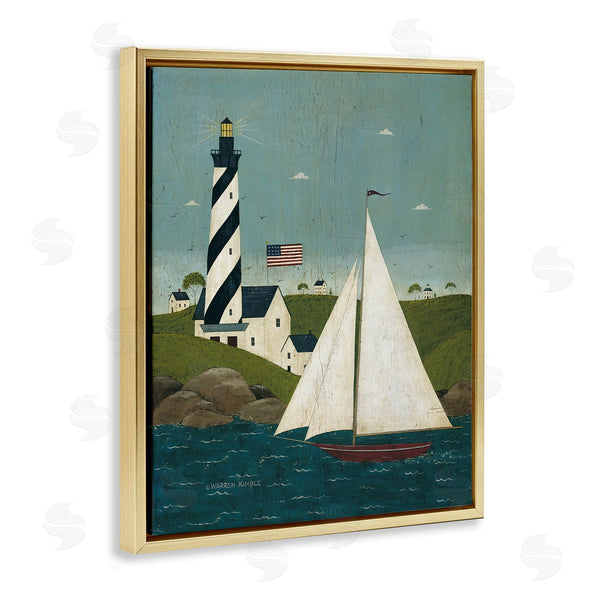 Stupell Industries Warren Kimble | Coastal Breeze Sailboat Scene