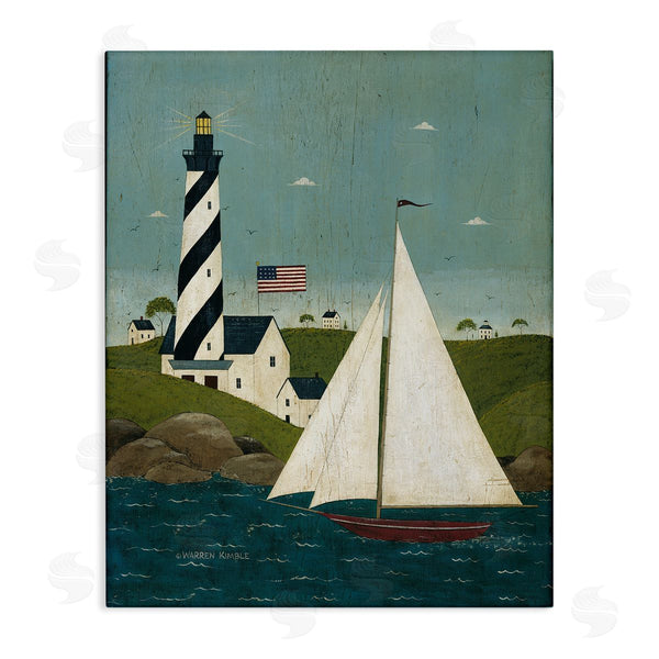 stupell industries Warren Kimble | Coastal Breeze Sailboat Scene