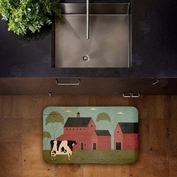 Stupell Industries Warren Kimble | Nellies Barn Cow Anti-Fatigue Mat